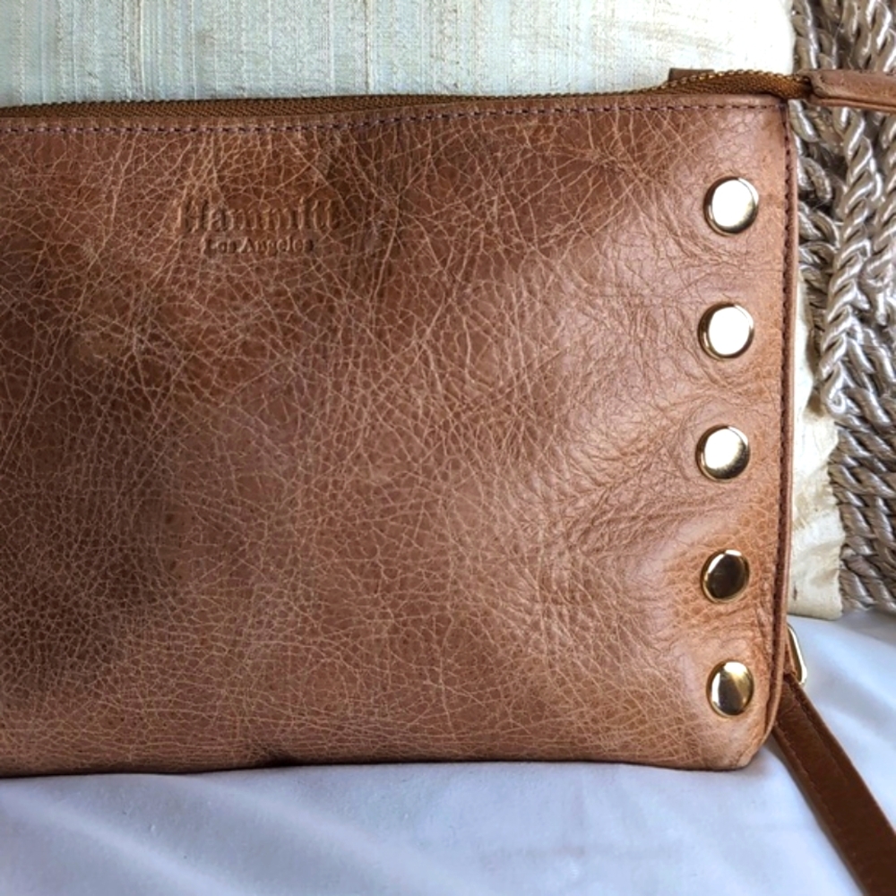 HAMMITT Small Caramel Color Crossbody/ Clutch - Picture 2 of 16